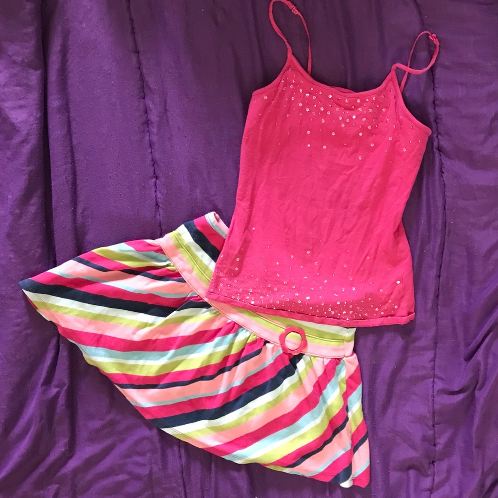 2 piece girls size 12 outfit! GYMBORE & Justice